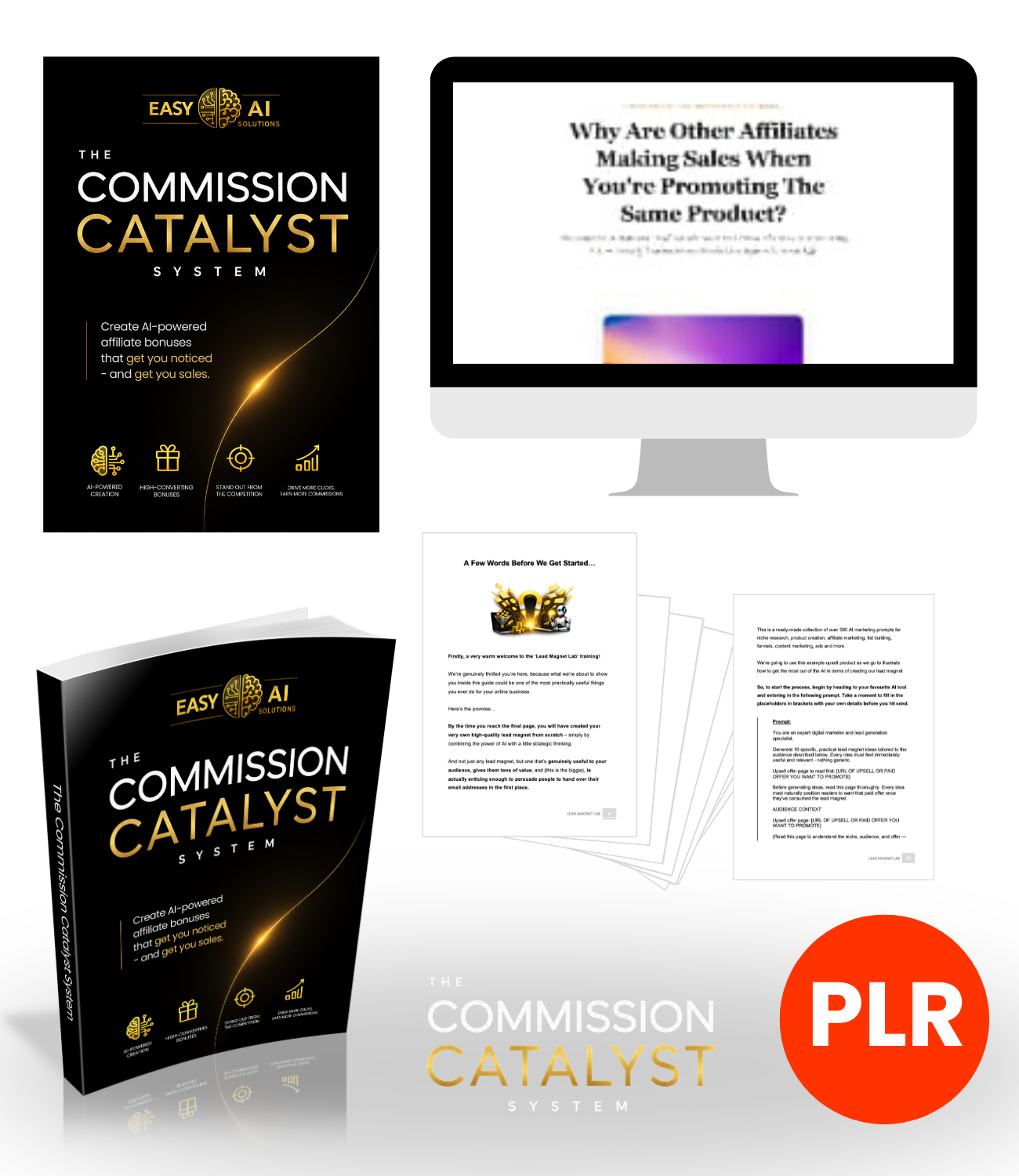 Sales Page Template Mockup Block